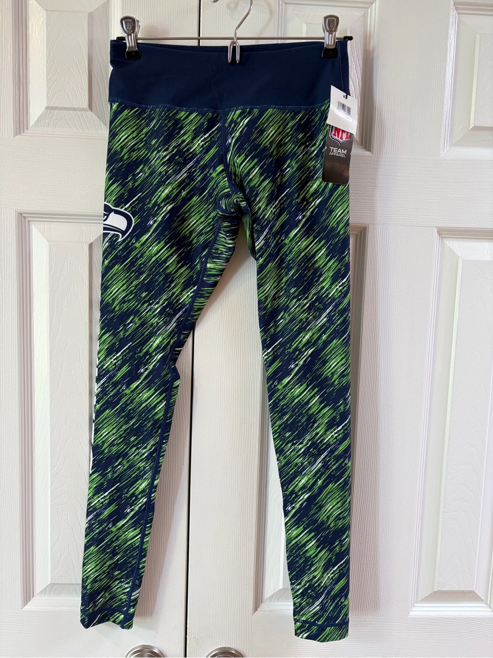 Seattle Seahawks Blue/Green Static Rain Leggings Size S
